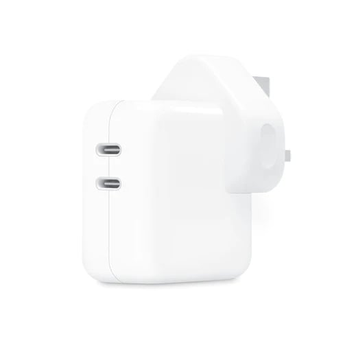 محول طاقة بمنفذ USB-C مزدوج من Apple بقدرة 35 وات رقم.552E - صورة 1