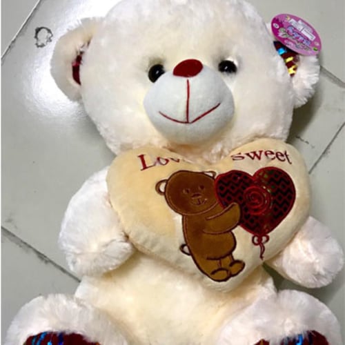 White teddy bear 880-3 - Image 1