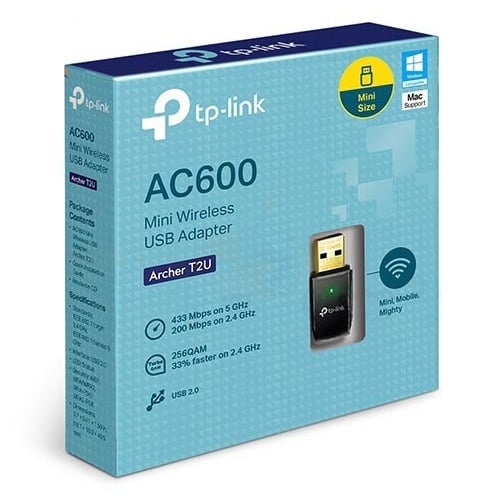 TP-Link AC600 Wireless Dual Band USB Adapter -Archer T2U No.891E - Image 1