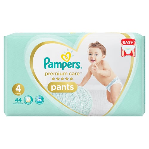 Pampers Premium Care Pants Diapers, Size 4, Maxi, 9-14 kg, Jumbo Pack, 44 Count - Image 1