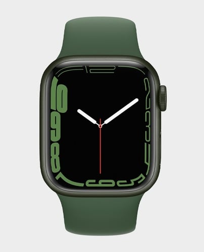 Apple Watch Series 7 MKN73AE 45mm GPS Green Aluminum Case with Clover Sport Band No.916E - Image 1