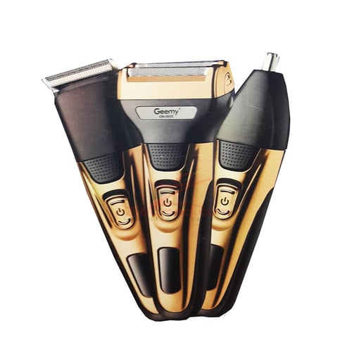 مجموعة Geemy Professional Rechargeable ماكينة حلاقة وتشذيب GM-6650 رقم.1146E - صورة 2