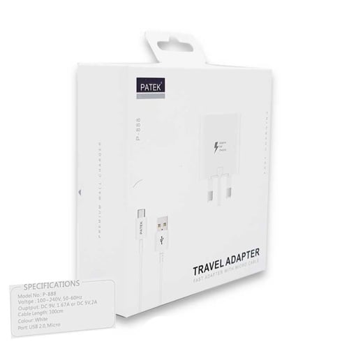 Patek P-888 power usb micro cable No.782E - Image 1