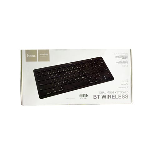 لوحة مفاتيح هوكو ثنائية الوضع Bt Wireless D118 رقم.784E - صورة 1