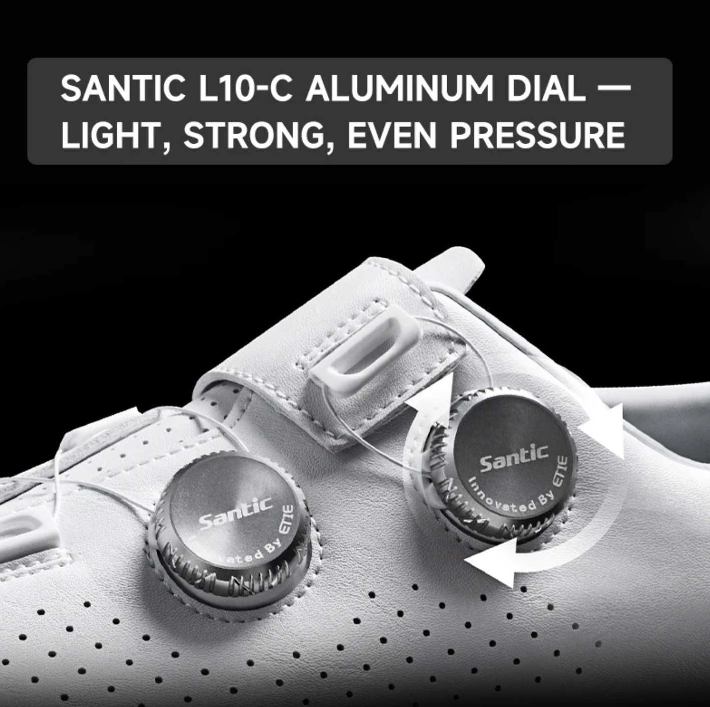 Santic Ti-Tech Men's Titanium Alloy Outsole Road Shoes - Image 4