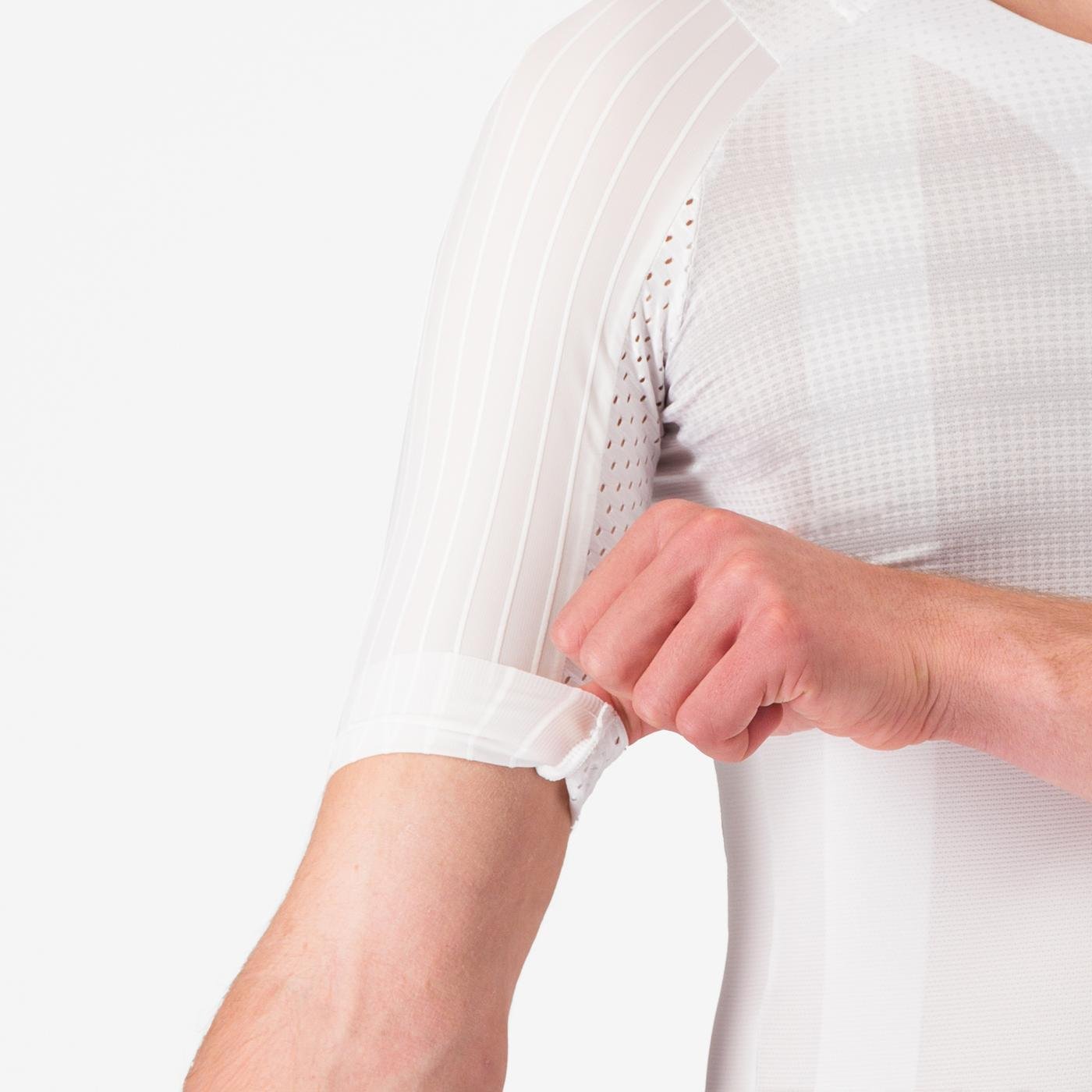  Castelli Aero Race 8S Jersey White - Image 5