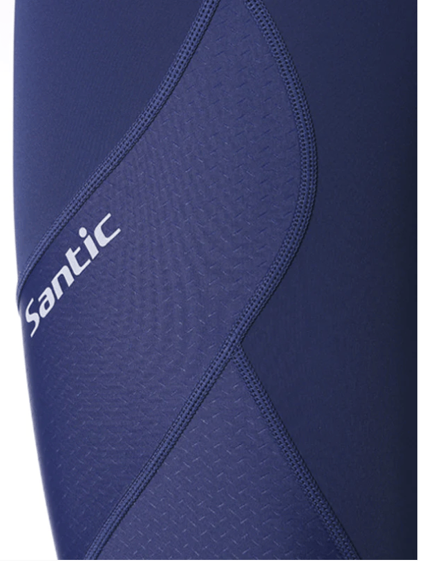 Santic Latte Navy Men Padded Cycling Shorts (Size XS) - Image 4