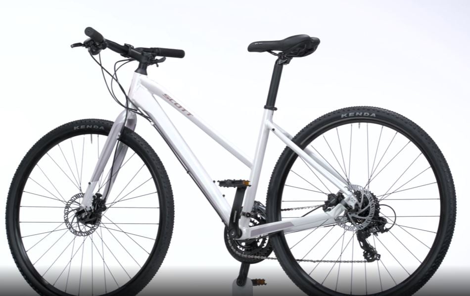 SCOTT SUB CROSS 50 WHITE LADY BIKE - Image 5