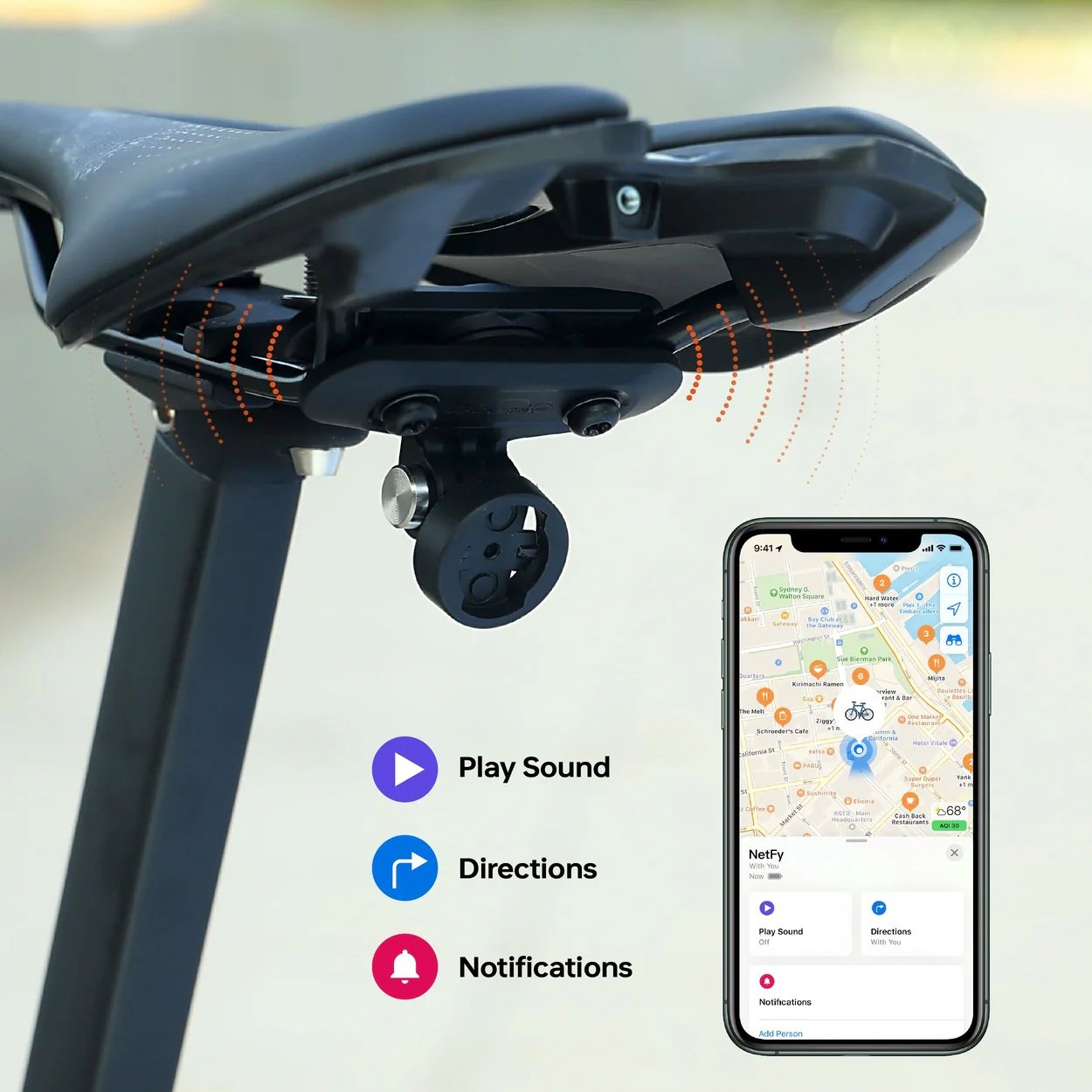 Magicschine NETFY Saddle Mount Bike Tracker  - Image 6