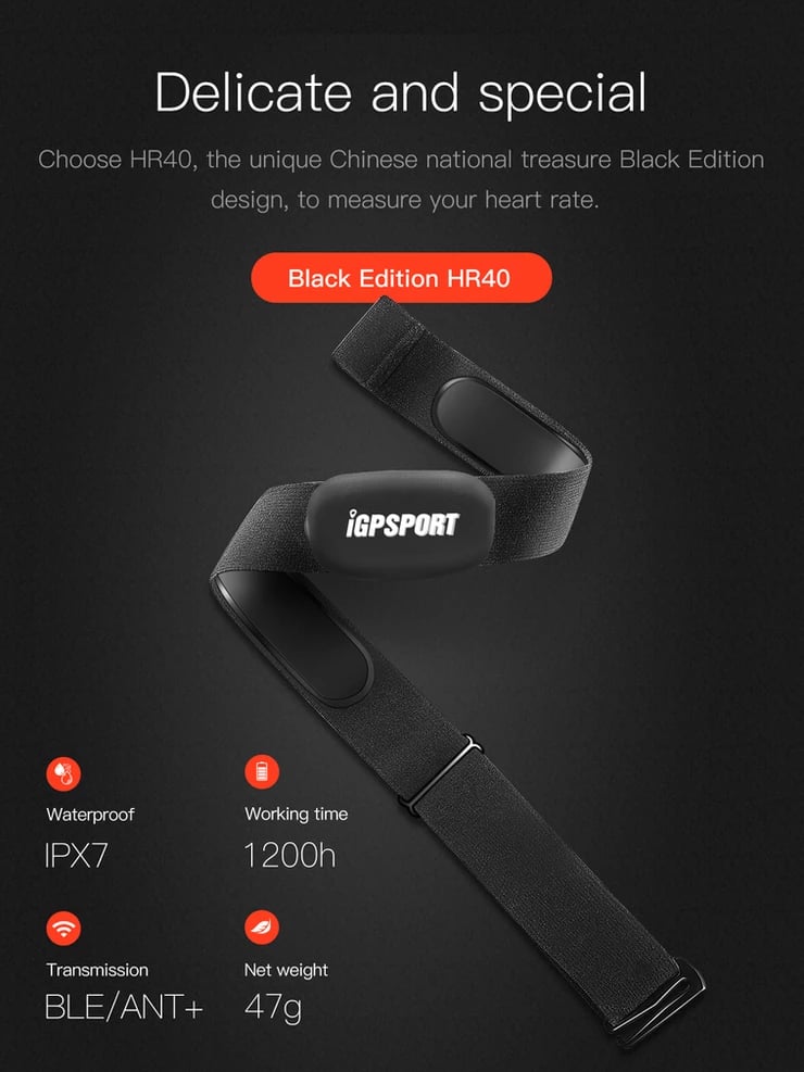 iGPSPORT HR40 مراقب معدل ضربات القلب - صورة 3