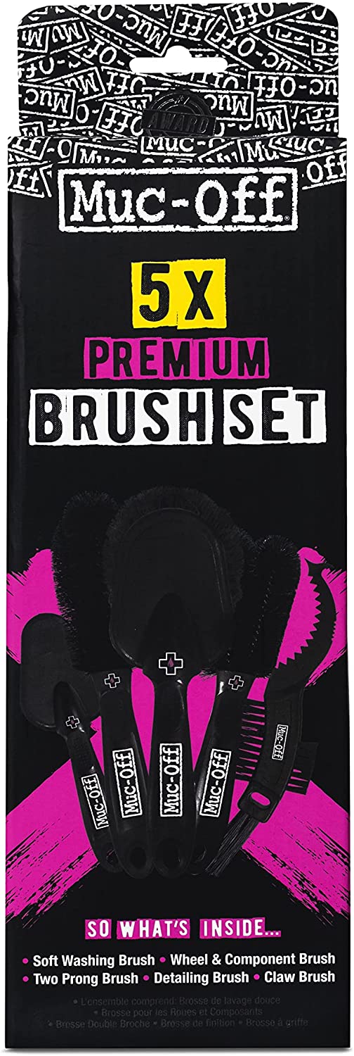 Muc-Off 5 Piece Premium Bike Cleaning Brush Kit - Image 2