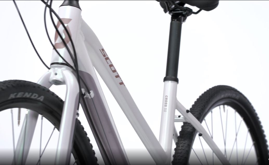 SCOTT SUB CROSS 50 WHITE LADY BIKE - Image 4
