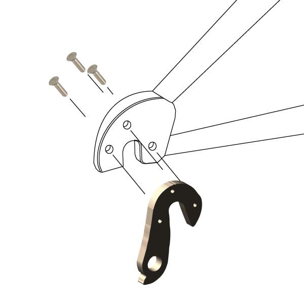 DERAILLEUR HANGER 191 Canyon (D484) - Image 4
