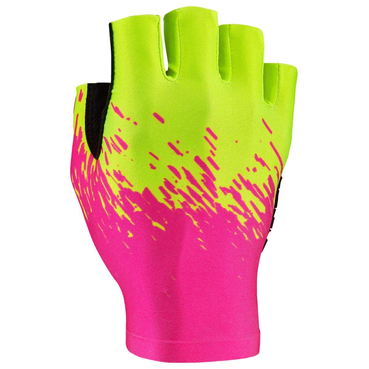Supacaz SupaG Short Finger Neon Pink/Neon Yellow - Image 1