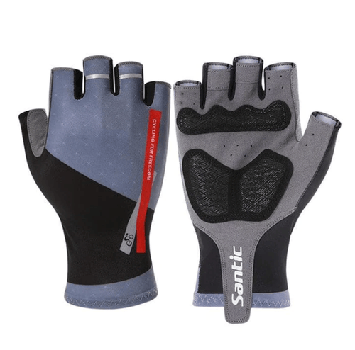 Santic Chao Half-Finger Gloves Breathable Non-Slip Bicycle  - Image 2