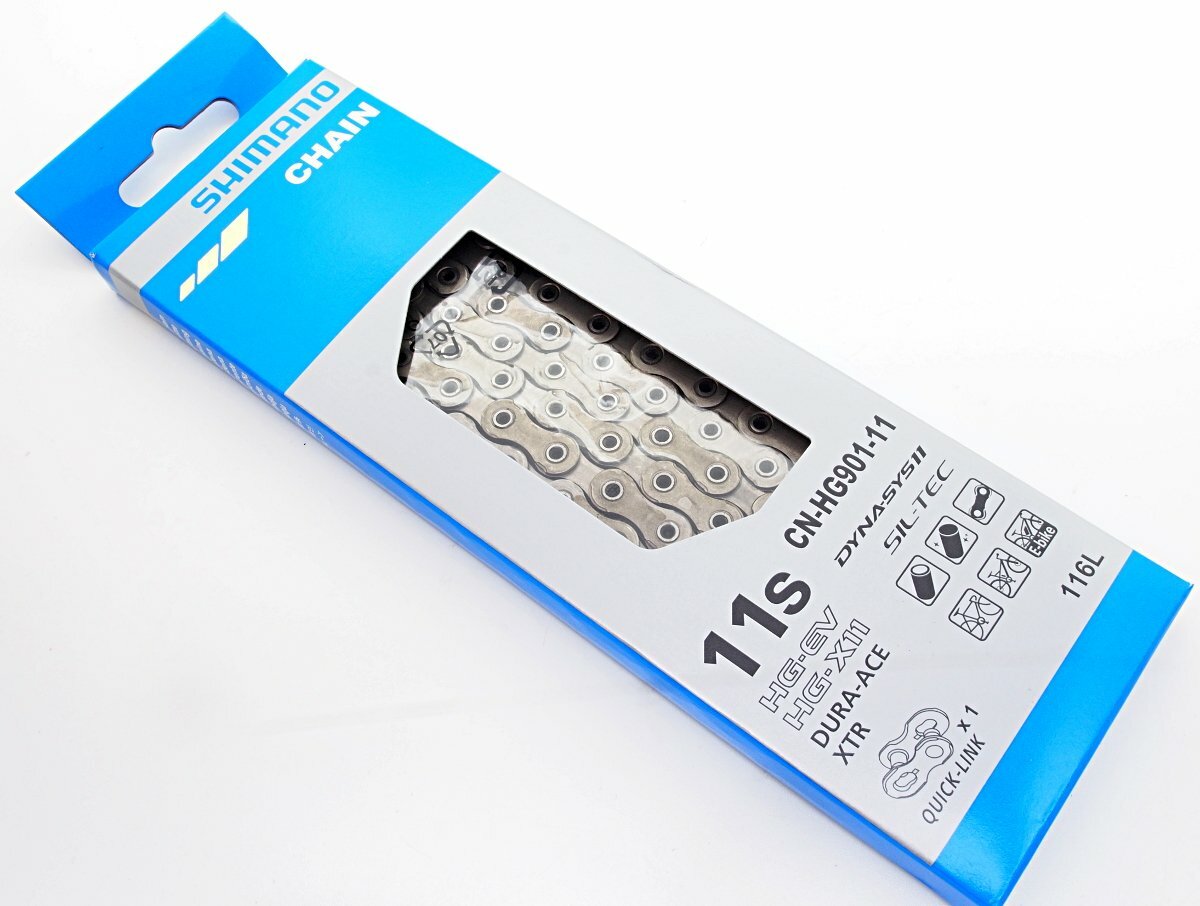 11  Shimano Dura ace HG-901 road/MTB chain - Image 1