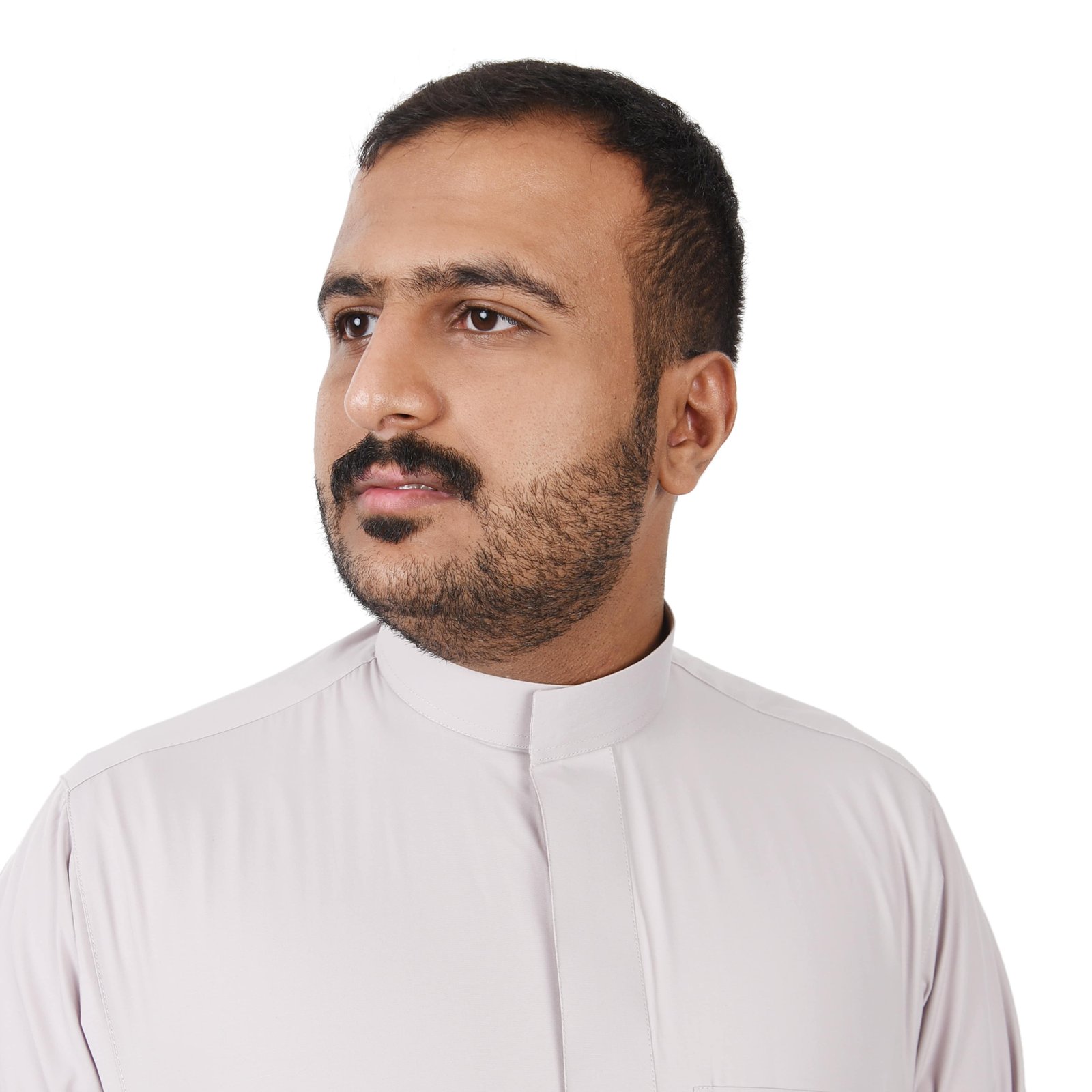 ثوب بيج صيفي سادة -ثوب العرب - صورة 3