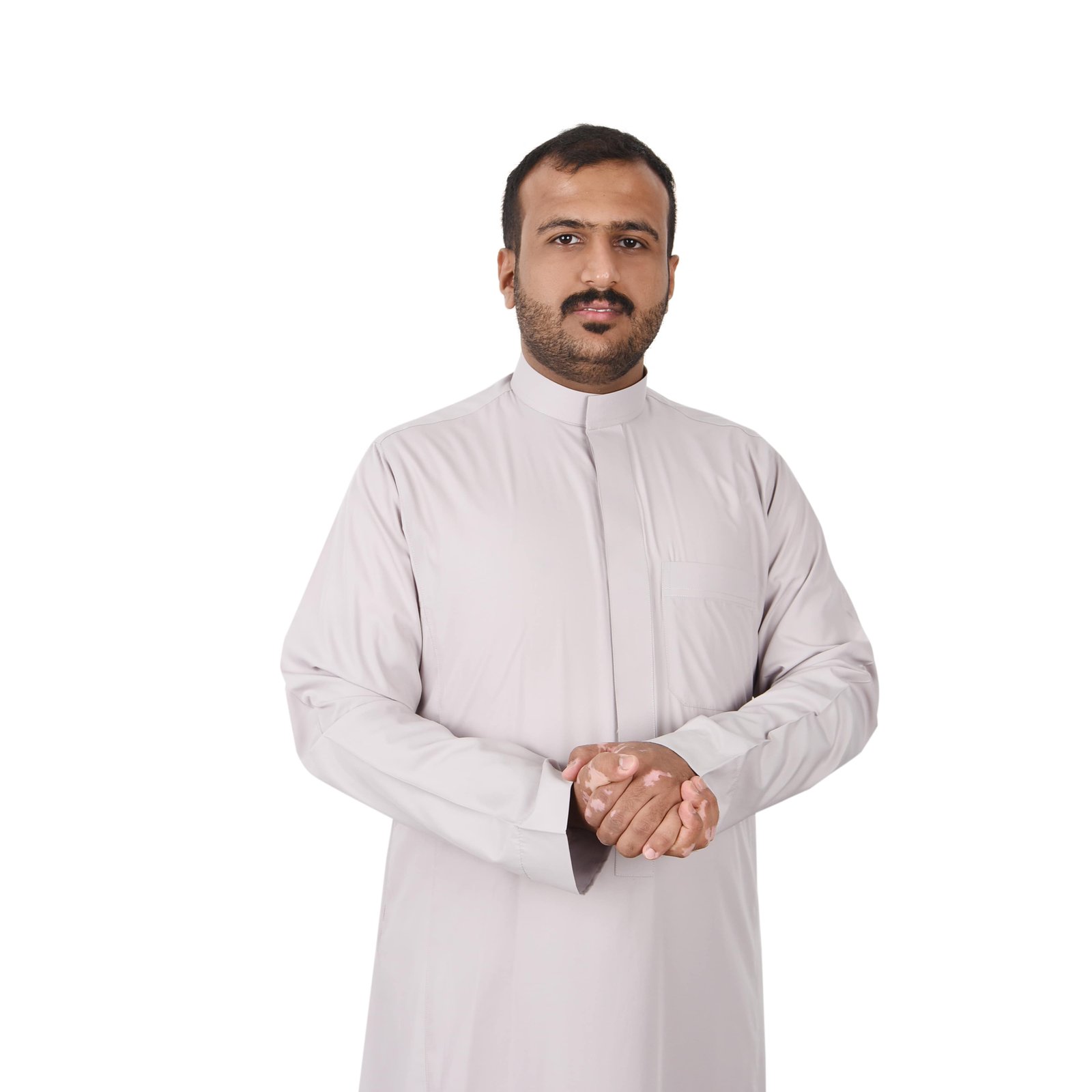 ثوب بيج صيفي سادة -ثوب العرب - صورة 4