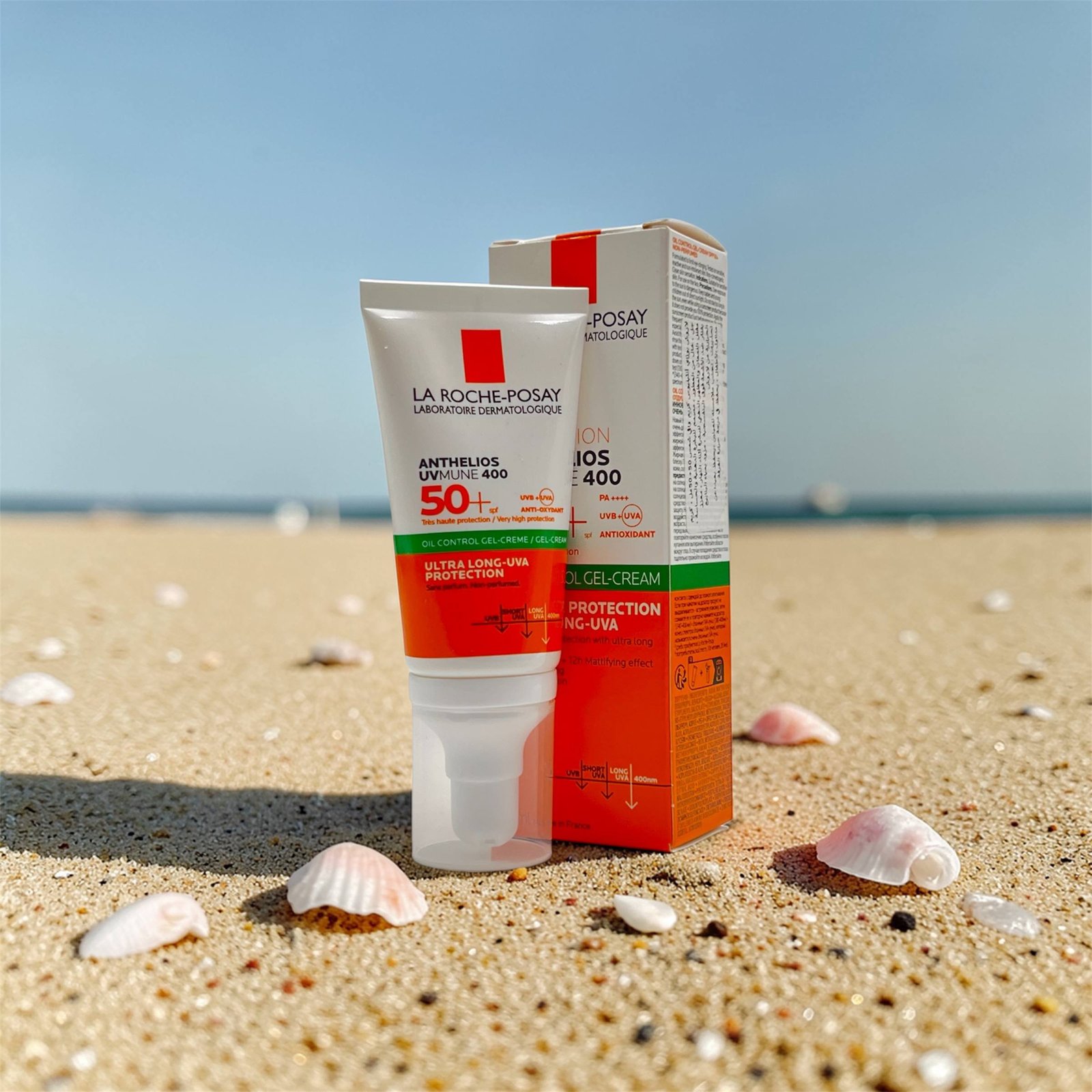 لاروش بوزيه أنثيليوس يو في ميون 400 جل-كريم للتحكم بالزيوت SPF 50+ - صورة 1