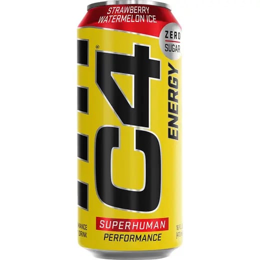 C4 Strawberry Watermelon Ice Energy Drink - Image 2