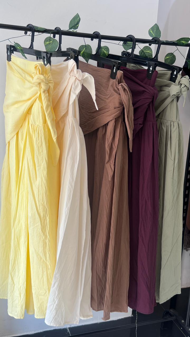Skirt with scarf - Image 2