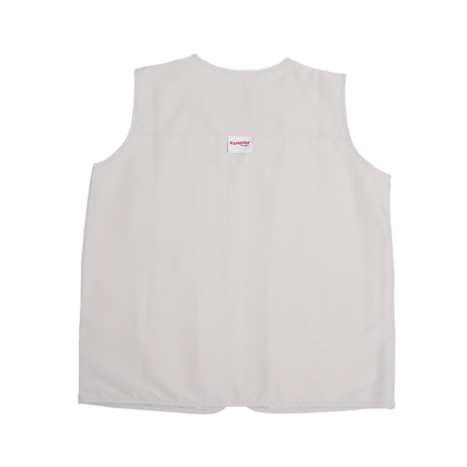 Random WS23 White Beige Cargo Vest - صورة 5