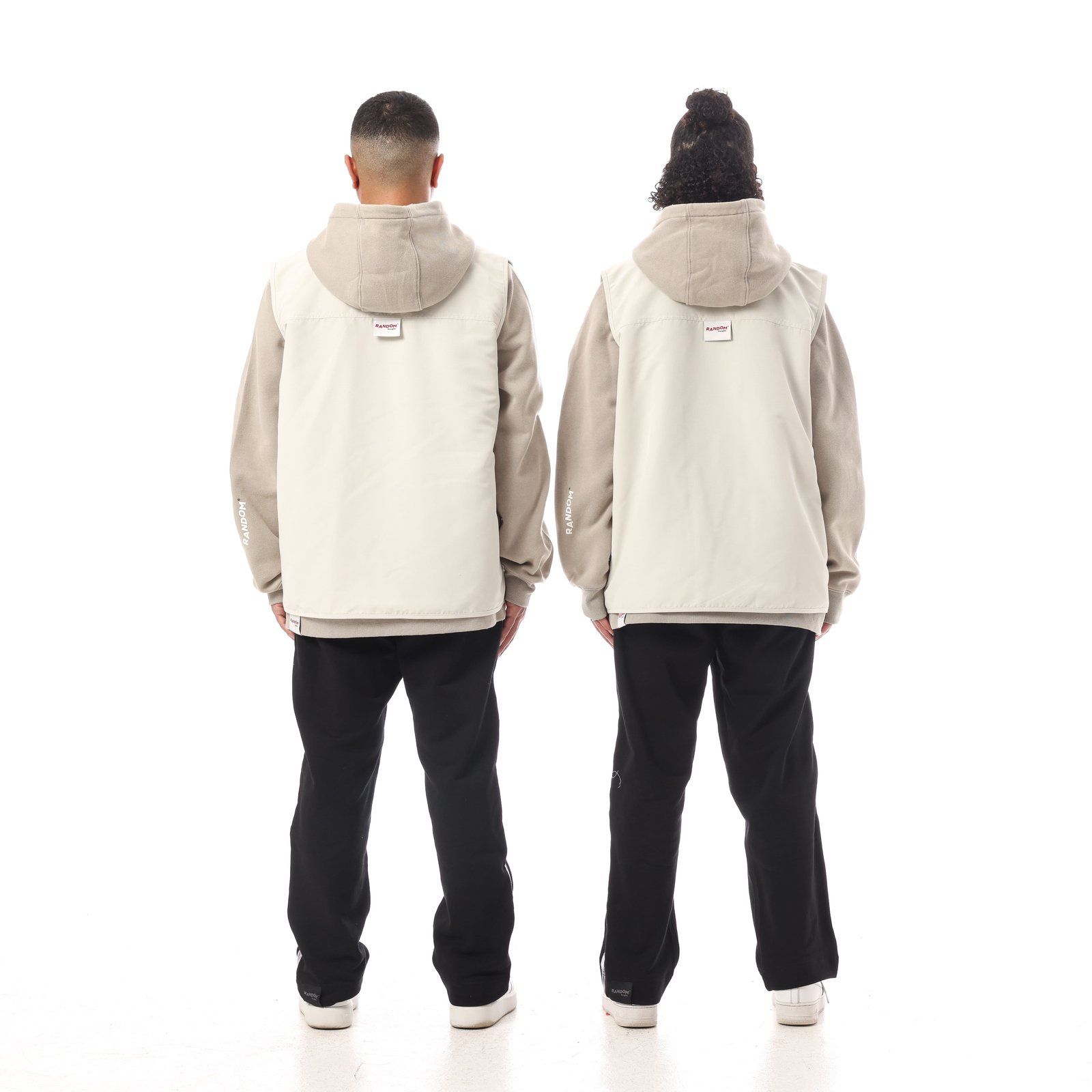 Random WS23 White Beige Cargo Vest - صورة 4