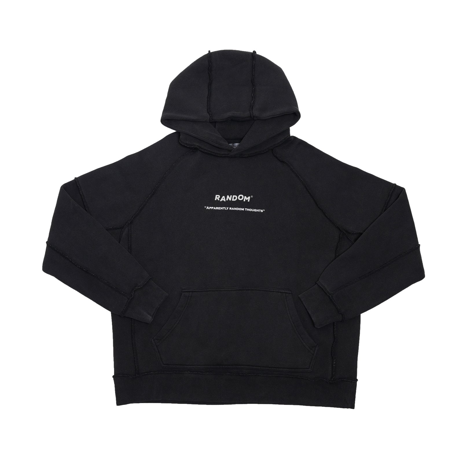 Random WS23 Black Washed | Classic Hoodie  - صورة 1