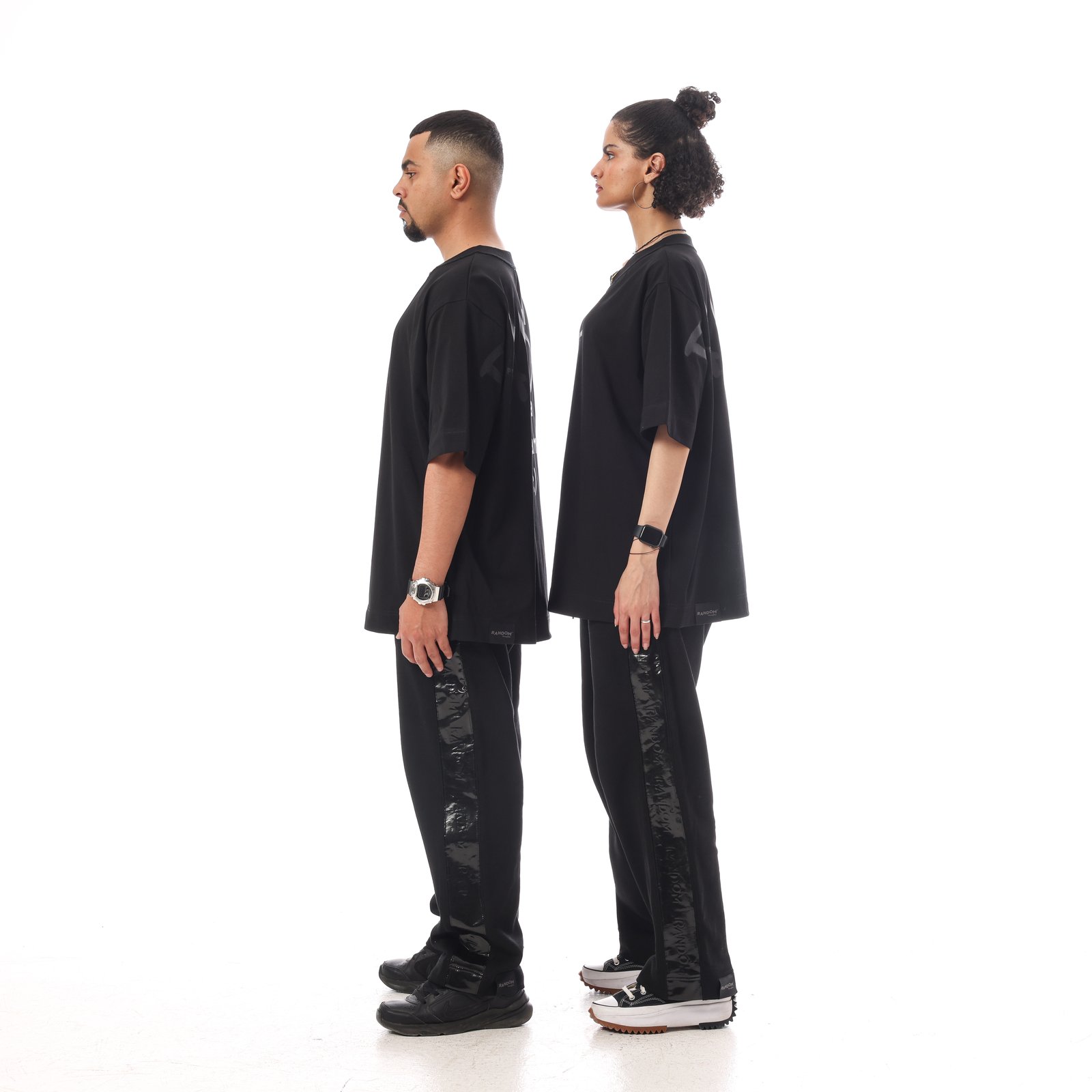  Random WS23 Black T-Shirt | Just Black Line - صورة 3