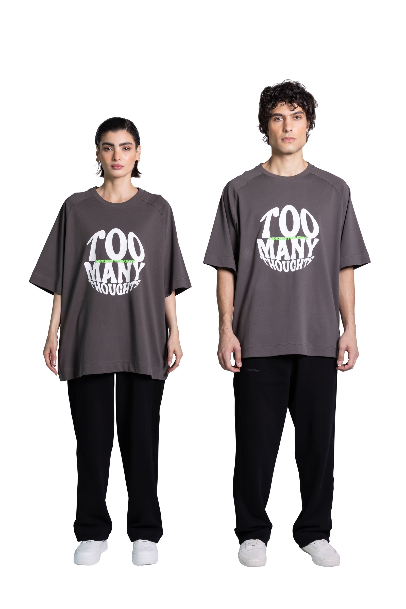 Random SS24 | Dark Grey Too Many Thoughts Design - صورة 2