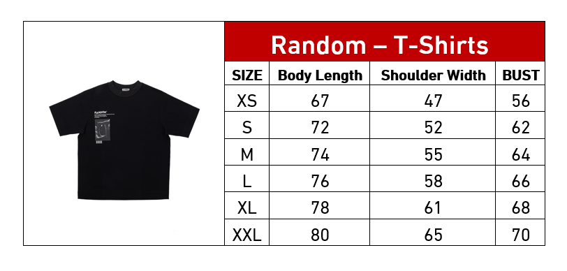 Mr.Random Black T-Shirt  - صورة 3