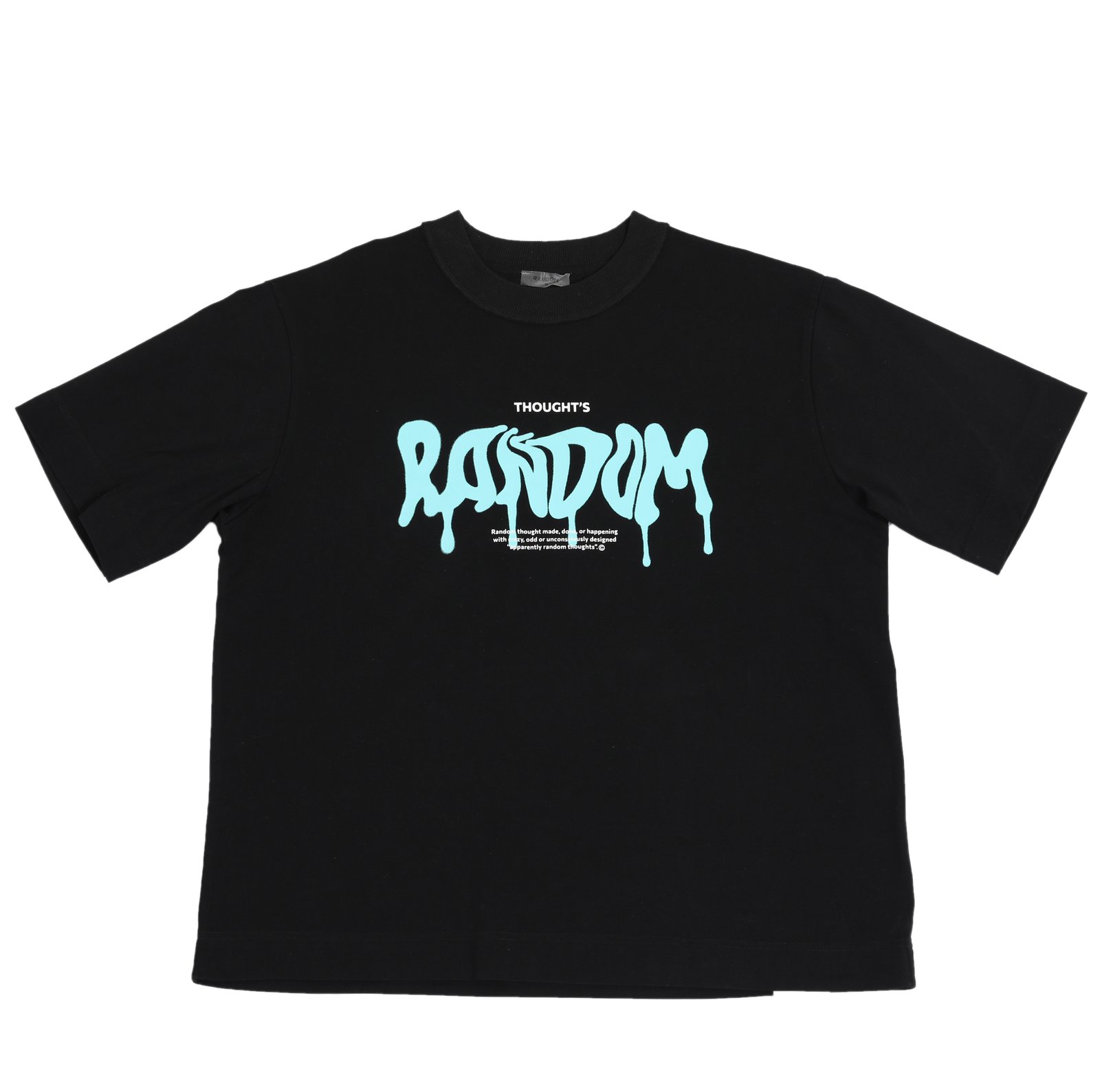 SS23 Random Black T-shirt | Spray Design - صورة 1