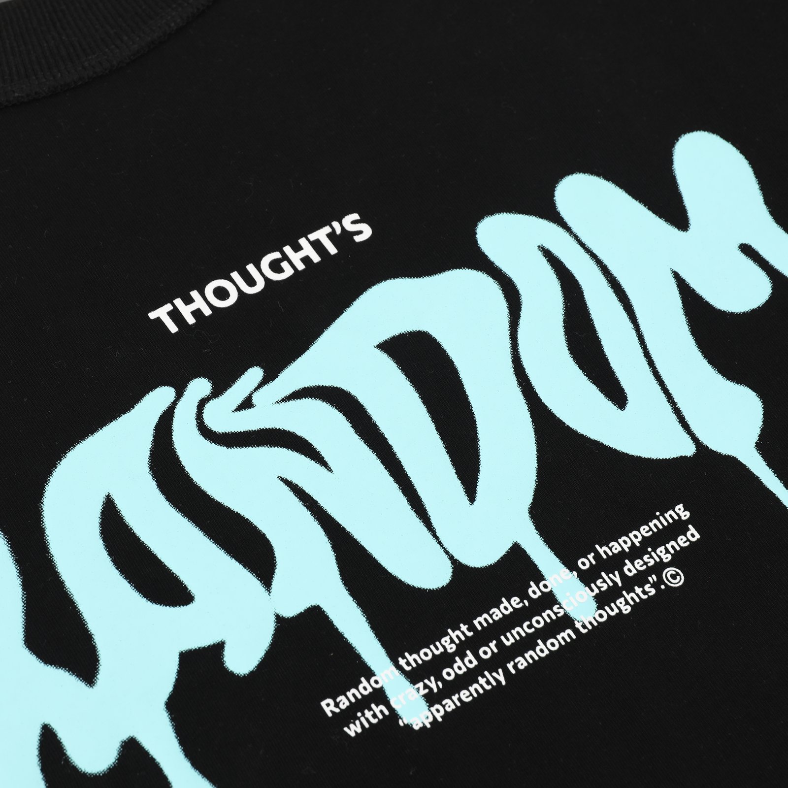 SS23 Random Black T-shirt | Spray Design - صورة 2
