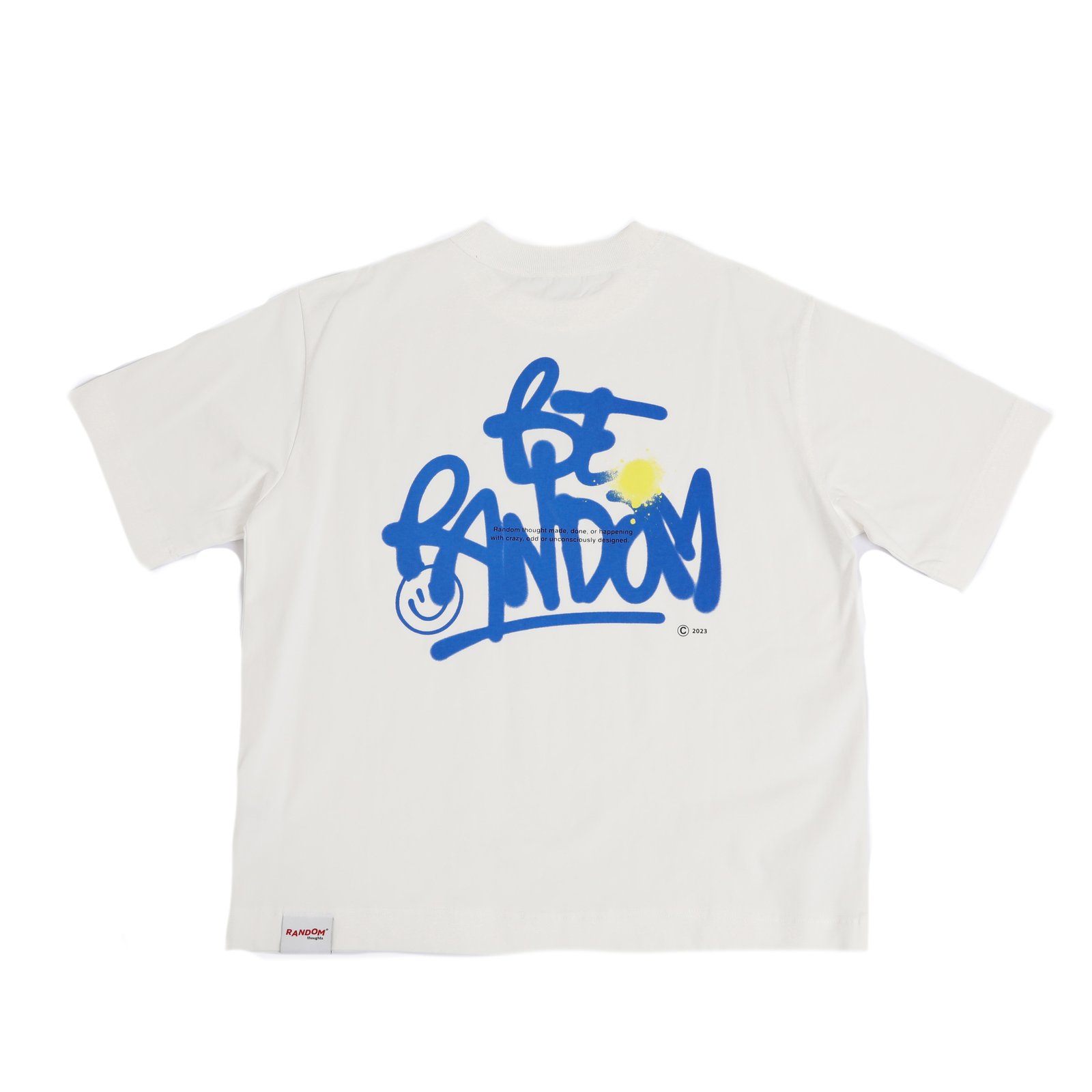 SS23 Random White T-shirt | Be Random Design - Image 1
