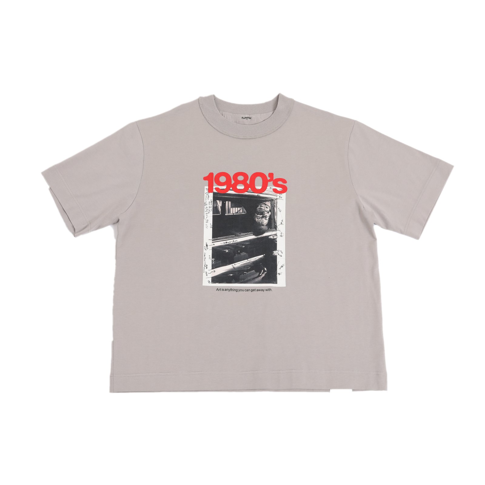 SS23 Random Grey T-shirt | 1980's Design - صورة 1