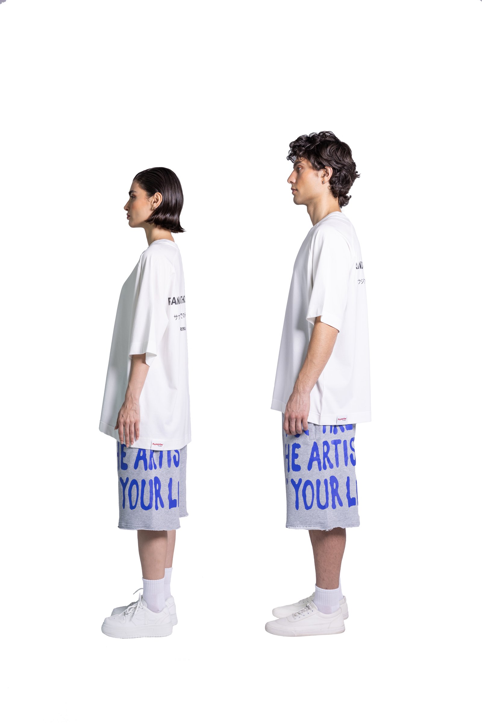 Random SS24 | White Grey Short - صورة 3