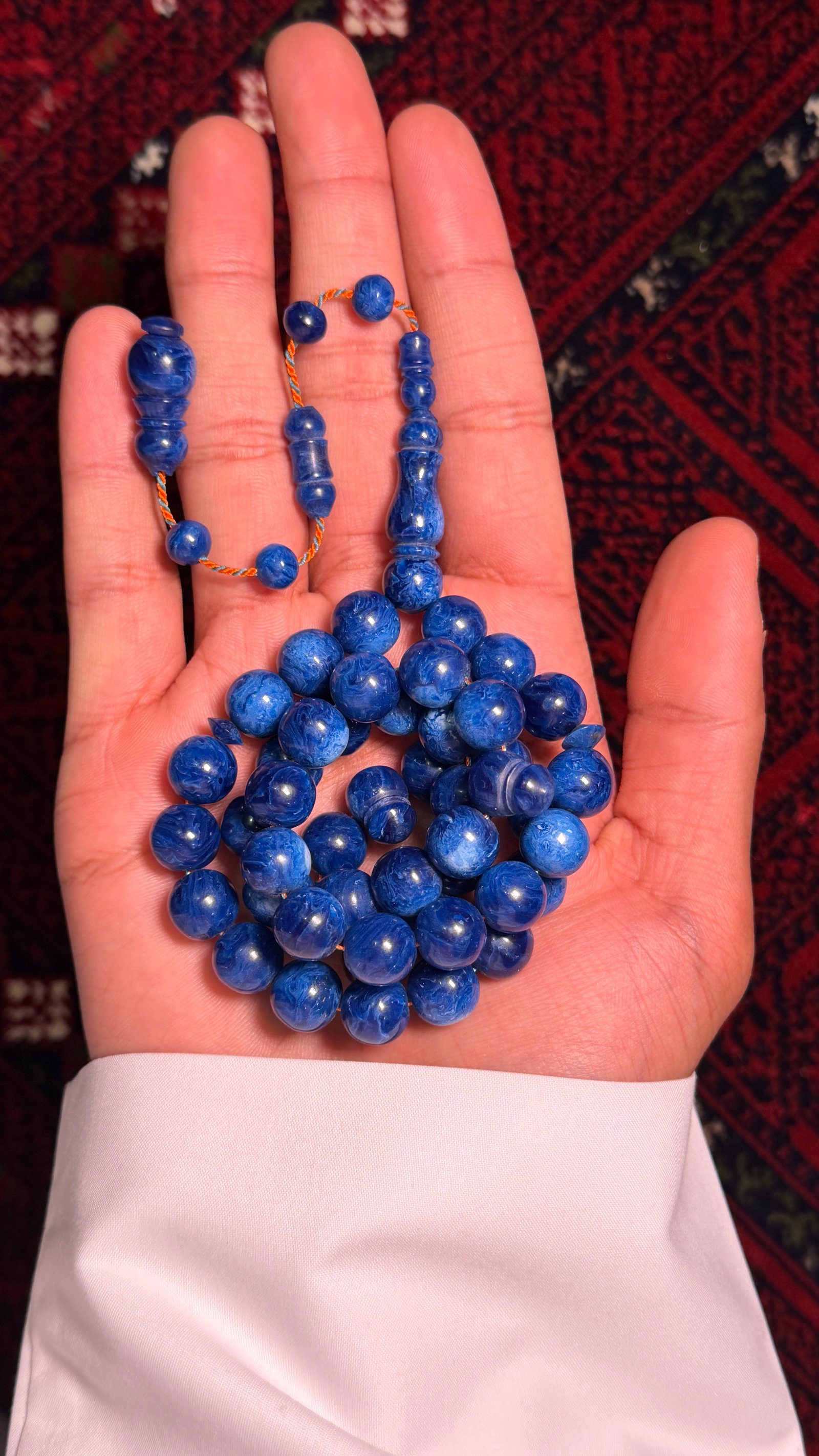 مسباح بكلايت أزرق مموج - صورة 2
