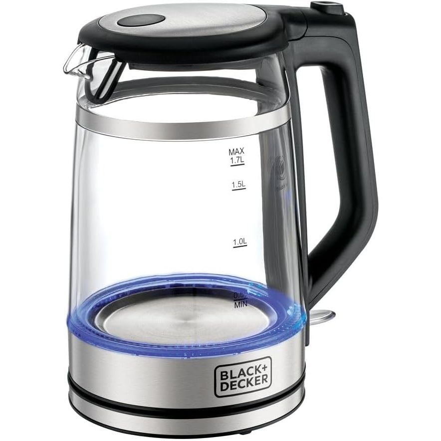 Black & Decker Glass Kettle Double Wall 1.7L 2200W - Gk220-B5 - Image 1