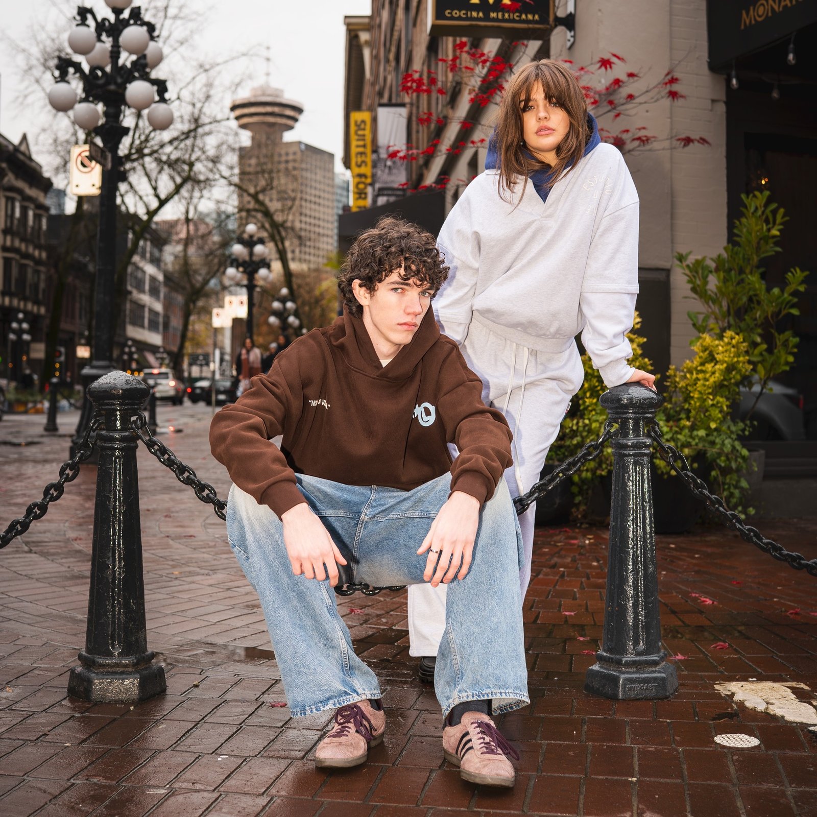 VISION BROWN HOODIE - Image 3