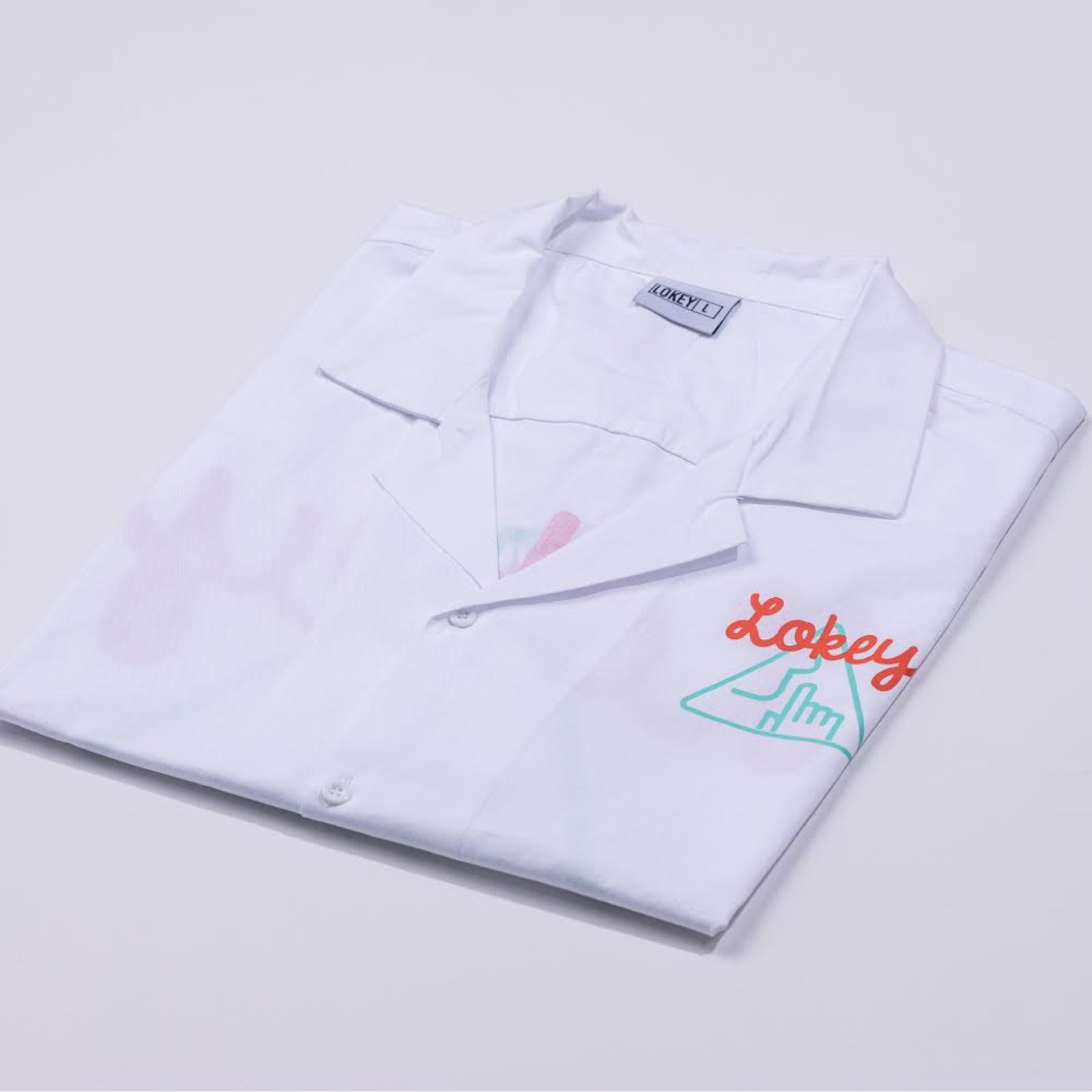 LOKEY SHIRT, WHITE  - صورة 1