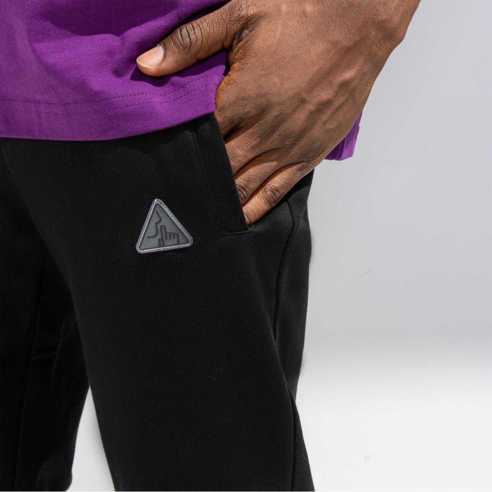 RELAXED BLACK PANTS - Image 4