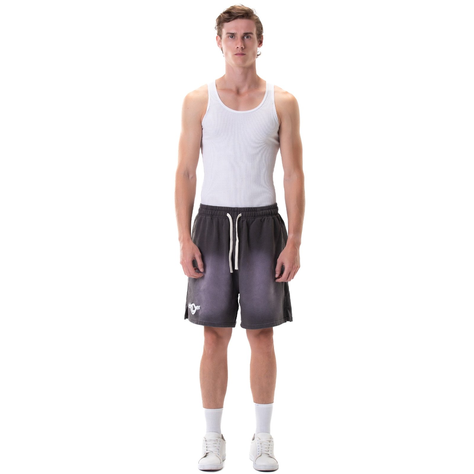 STARS SHORTS, FADED DARK GREY  - صورة 2