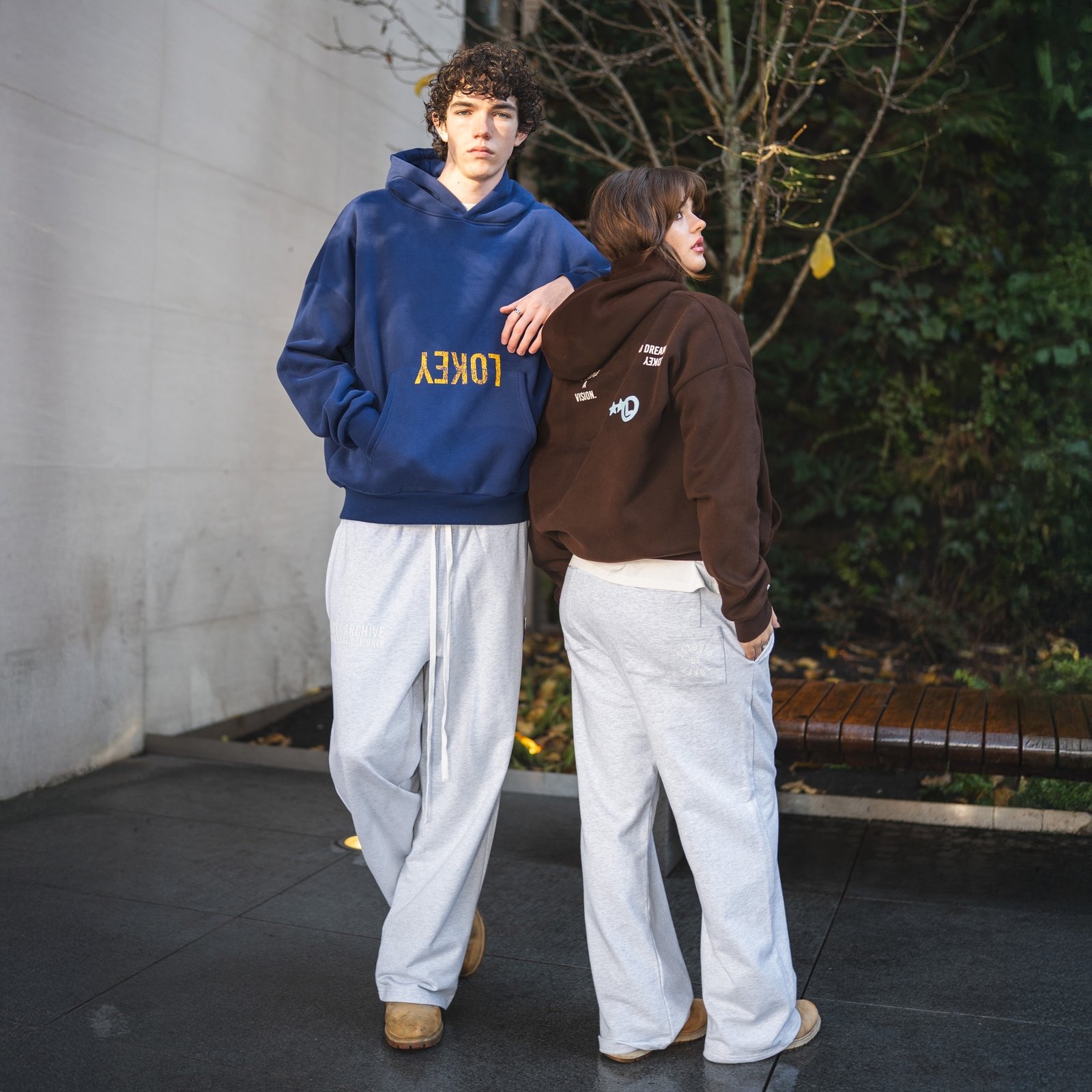 SWEATPANTS SOFT GREY - صورة 4