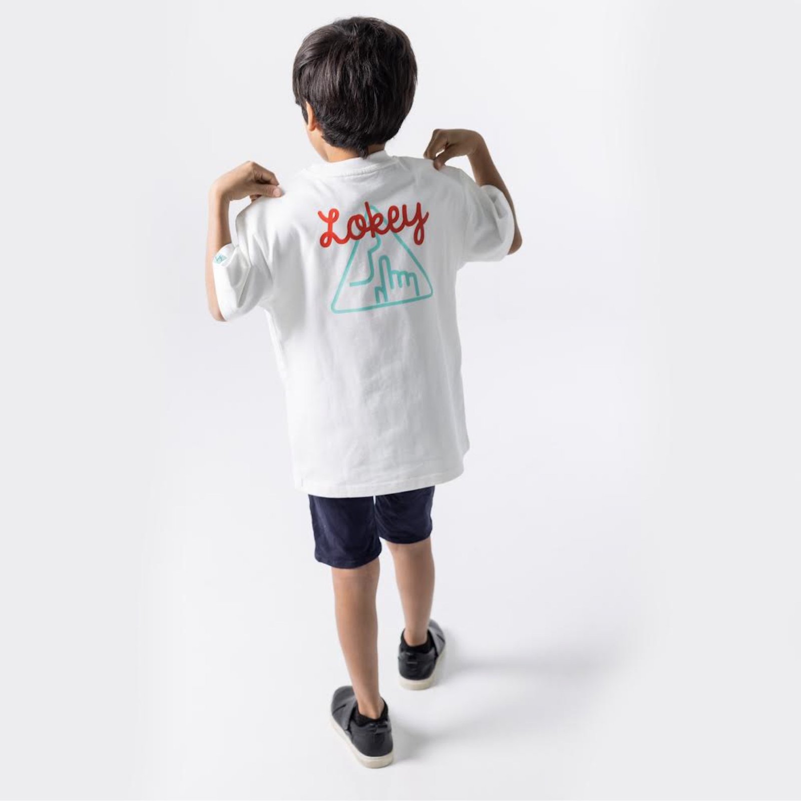 LOKEY FAMILY, KIDS WHITE TEE - صورة 4