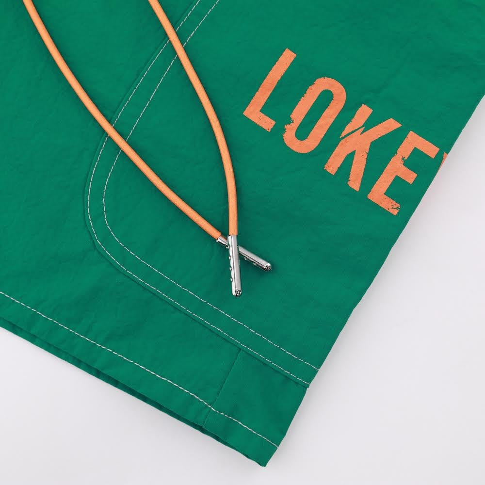 DARK GREEN SUMMER SHORTS - Image 4
