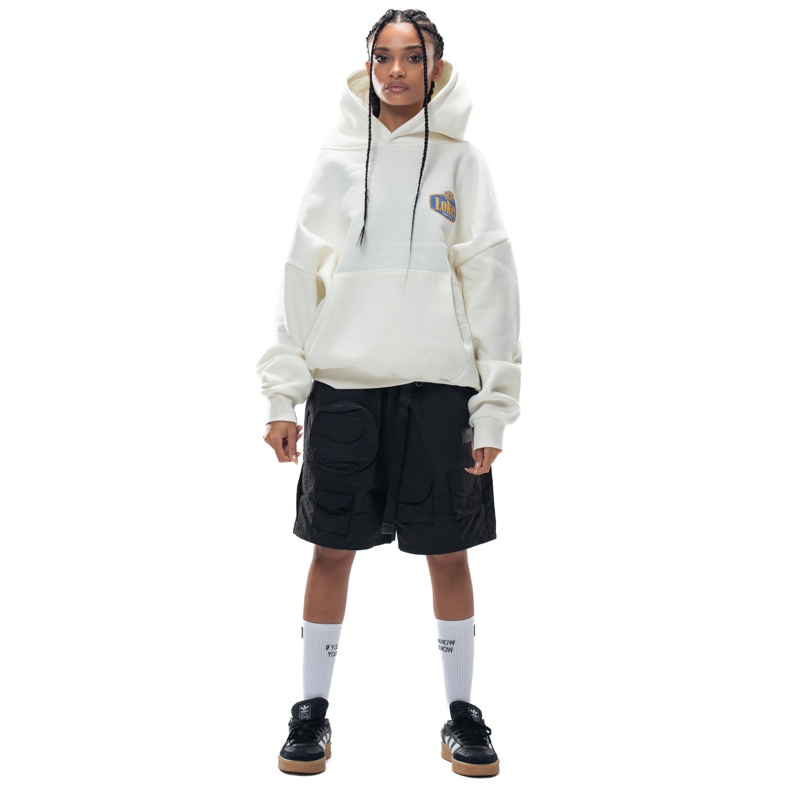 BOLD OFF-WHITE HOODIE  - صورة 6