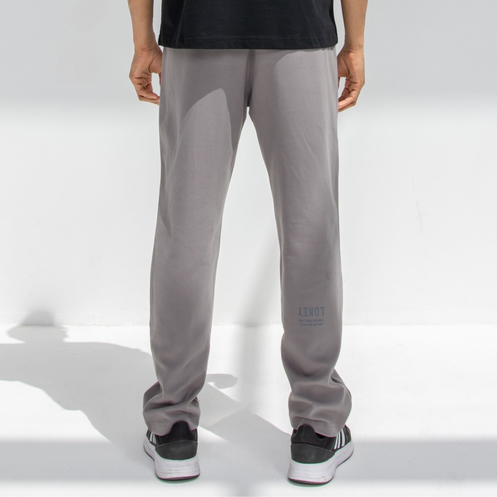 RELAXED GRAY PANTS - صورة 3