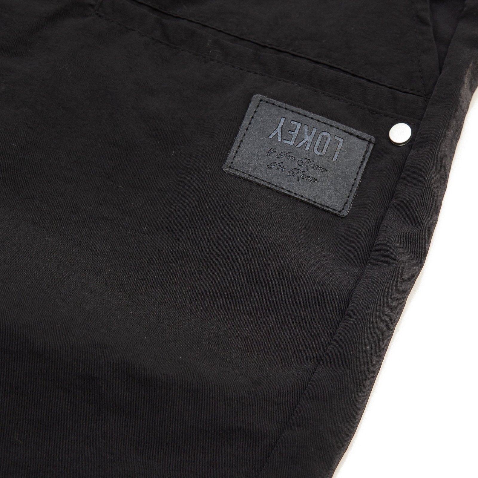 POLY PANTS, BLACK - صورة 3