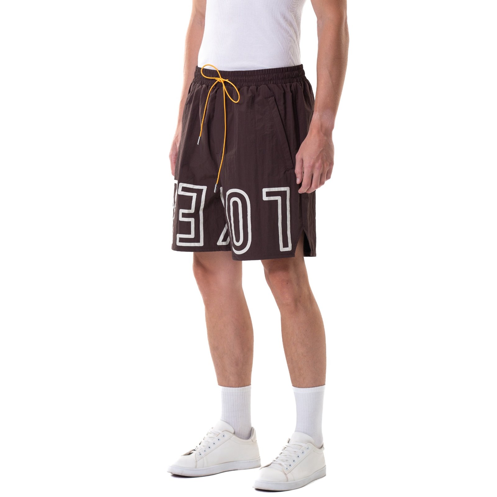 LOKEY SIGNATURE SHORTS, DARK BROWN  - صورة 3