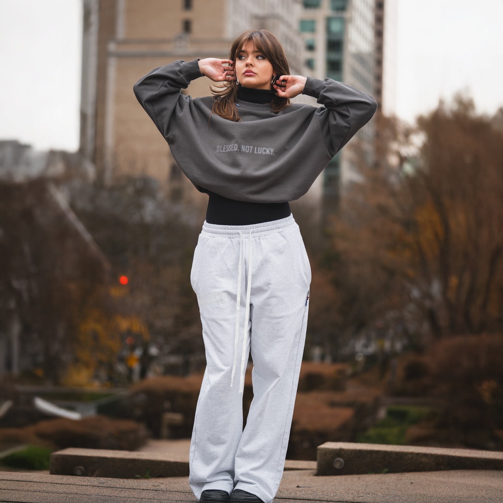 BLESSED GREY CREWNECK - Image 4